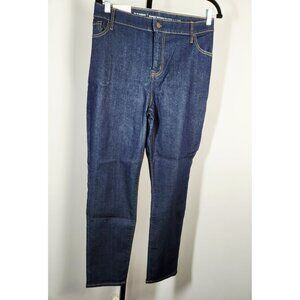 Old Navy Super Skinny Jeans Size 18R Blue Stretch Mid Rise Dark Wash Denim